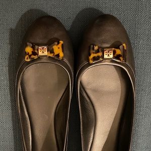 Tory Burch Jolene Ballet Flats in Black - Size 10